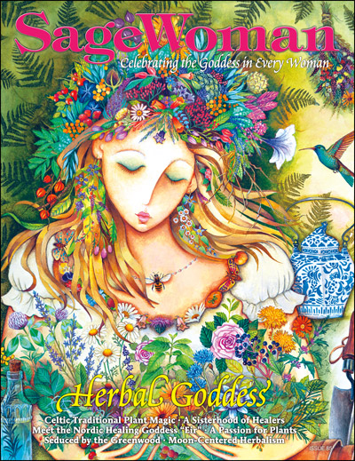 SageWoman #85 Herbal Goddess (download) - Click Image to Close